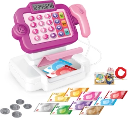 Mini-Laden Kinder-Elektronikkasse - Rosa