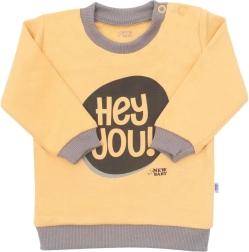 Baby T-Shirt New Baby With Love senfgelb