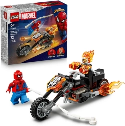 Spider‑Man vs. Ghost Rider auf dem Motorrad – actionreiches LEGO Marvel Bauset