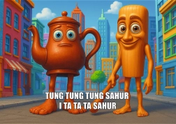 Trefl Puzzle BrainRots: Tung Tung Sahur 200 Teile