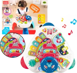 Interaktiver Bildungstisch mit Lenkrad