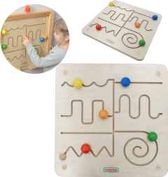 Holzpädagogische Tafel Labyrinth Masterkidz Montessori