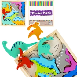 Puzzle Dinosaurier – Holzpuzzle für Kinder