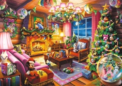 Trefl Puzzle Premium Plus Disney Weihnachtshäuschen 1000 Teile