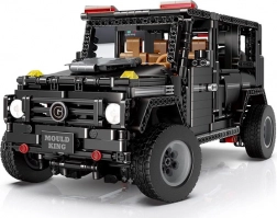 Geländewagen-Bausatz 1:10, 1722 Teile – Schwarz