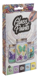 Glasfarben mit Pinsel 5×20 ml