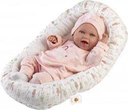 Llorens realistische Baby-Puppe mit Geräuschen und weichem Stoffkörper 42 cm