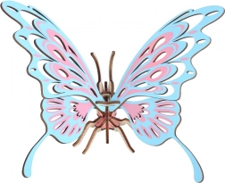 Woodcraft Holz-3D-Puzzle Schmetterling, bunt