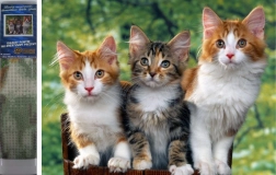 Diamantmalerei Katzen 30x40 cm