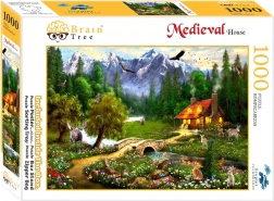 Puzzle Brain Tree - Berghütte 1000 Teile