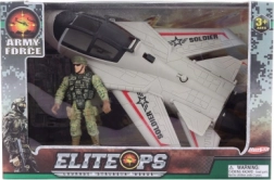 Militärset: Düsenjäger mit Soldat