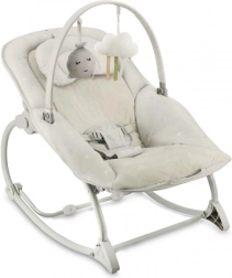 Vibrationsliege mit Melodien MoMi LAPIS, hellgrau