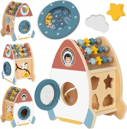 Holzrakete für Kinder mit Aktivitäten TOOKY TOY