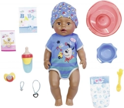 BABY born mit magischem Schnuller, dunkelhäutiger Junge, 43 cm