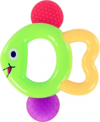 Rassel und Beißring in Fischform