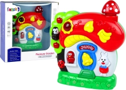 Musikalisches interaktives Häuschen für Babys mit Tieren