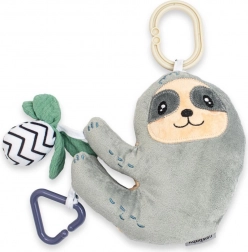 Plüschspielzeug Faultier mit Vibration und Beißring NEW BABY