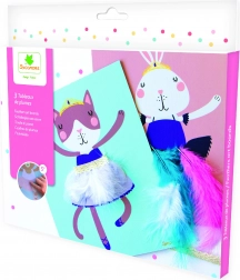 Pockets Kreativset – Bilder mit Federn und Bändern verzieren