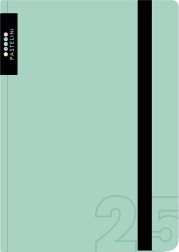 Wochenplaner A6 2025 Pastelini grün