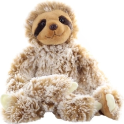 Plüschfaultier mit Klettverschluss an den Händen 33 cm