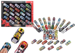 Set mit angetriebenen Autos - bunte Kollektion, 25 Stück