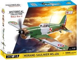 COBI Morane‑Saulnier MS.406 – Bausatz eines historischen Flugzeugs 1:32 (317 Teile)