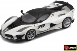 Metallmodellauto BBURAGO Ferrari FXX-K EVO 2017 1:43 weiß/schwarz