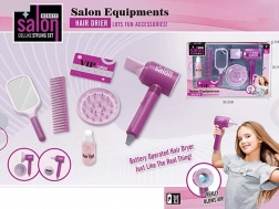 Kinderset mit batteriebetriebenem Fön