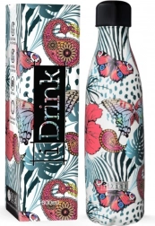 Thermoskanne mit Schmetterlingen