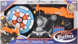 Kinder-Schaumpistole mit Zielscheibe