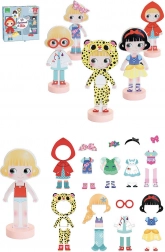 Vilac magnetisches Anzieh-Puzzle – Designerin Mia, Holzpuppe 22 cm