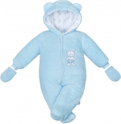 Winter-Overall für Babys New Baby Nice Bear blau
