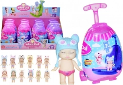 Puppe im Koffer mit Zubehör