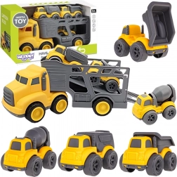Woopie Abschleppwagen mit Baufahrzeugen 4-in-1