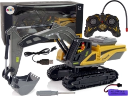 Ferngesteuerter Caterpillar-Bagger 2,4G Gelb