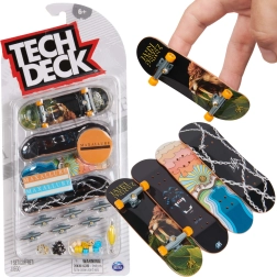 Fingerboard-Bausatz 4‑Pack TECH DECK Maxallure Jahn Perez + Zubehör