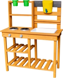 2Kids Toys hölzerne Gartenküche mit Spüle