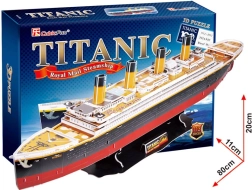 CubicFun 3D-Puzzle Titanic – großes Modell, 113 Teile