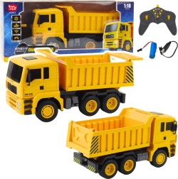 RC Kipp-LKW 1:18 mit LED-Lichtern