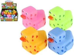 Gummiente für die Badewanne im Pixel-Stil 5 × 7 cm