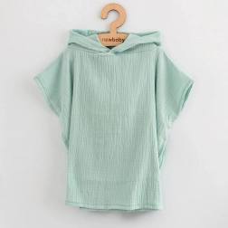 Kinder-Musselin-Poncho New Baby Feeling mint XS 35 cm