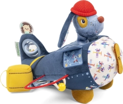 Lilliputiens weiches Aktivspielzeug Flugzeug mit Hund Jules