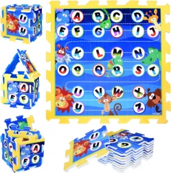 Schaumpuzzle – Lernmatte Alphabet Dschungel 93 × 93 cm