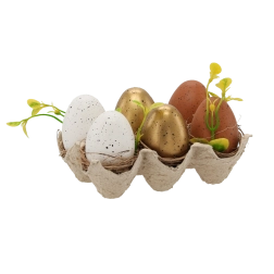Set aus Ostereiern in Pastellfarben 6 cm – 6 Stk.