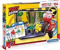 Clementoni beidseitiges Puzzle Ricky Zoom 104 Teile