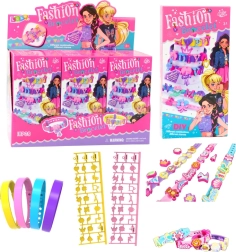 Kreatives DIY-Armband-Set mit Anhängern und Buchstaben – 4 verstellbare Armbänder