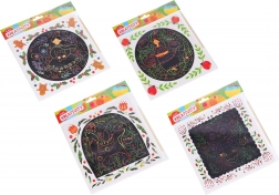 Kratzerbild 20x20 cm