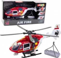 Rettungs-Feuerwehrhubschrauber mit Licht und Sound 1:12
