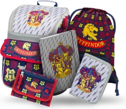 Schulset BAAGL Zippy Harry Potter Gryffindor – Schulranzen, Federmäppchen, Beutel, Heftmappe und Geldbörse