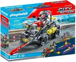 Playmobil City Action Geländequad der Spezialeinheit, umwandelbar in ein Motorboot